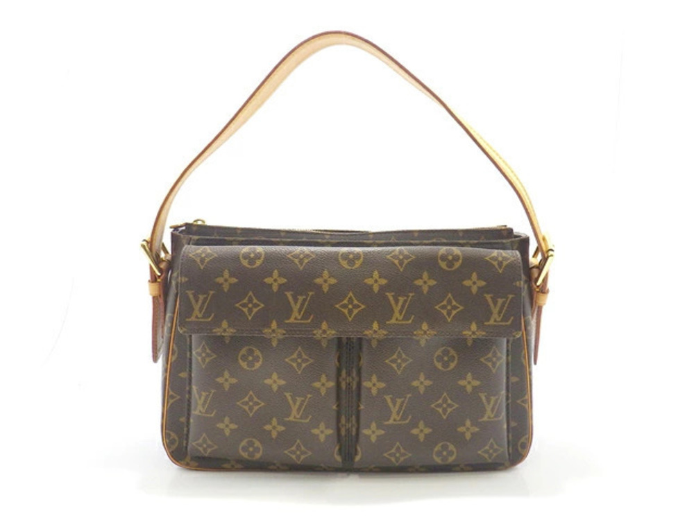 Louis Vuitton Viva Cite Shoulder Bag Monogram Brown